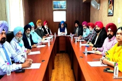 Meeting of Working Committee BMSL Foundation Chandigarh being held on  12.03.2022